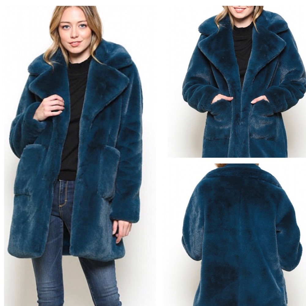 Lux Faux Fur Coat